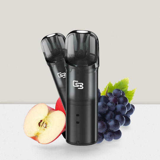 Geek Bar Elite Προγεμισμένα Ανταλλακτικά Pods 2τμχ Grape Apple 2ml