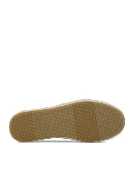 Fabric Women's Espadrilles in Beige Colour