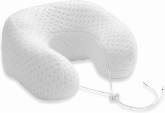 Alfa Care Μαξιλαράκι Ταξιδίου Πολυεστερικό Λευκό Deluxe