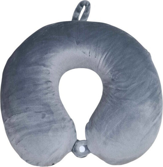 Memory Foam Travel Pillow 28x24x9cm Gray