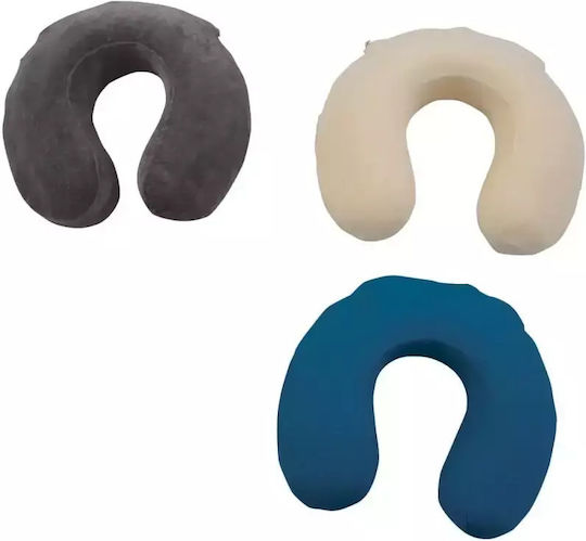 Alfa Care Polyester Blue Travel Pillow