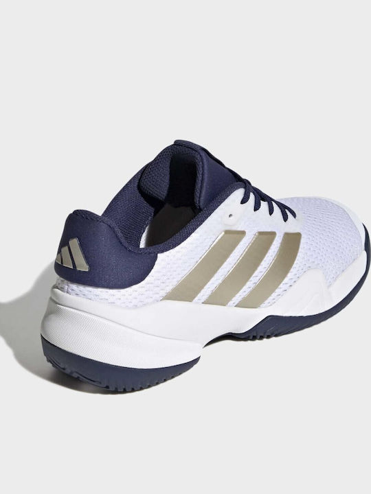 Barricade Kids Sports Tennis Shoes with Laces White