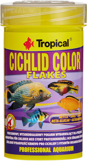 Fulgi pentru ciclide tropicale, pentru intensificarea culorii, 100 ml