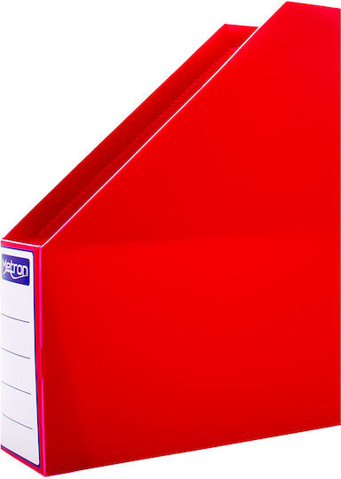 Metron Plastic Magazine File Organiser 25x33x8cm Gray