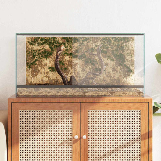 Vidaxl Habitats Reptiles Amphibians White 80 x 40 x 40 cm Glass