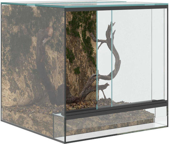 Vidaxl Reptile Amphibian Habitats White 30 x 30 x 30 cm Glass