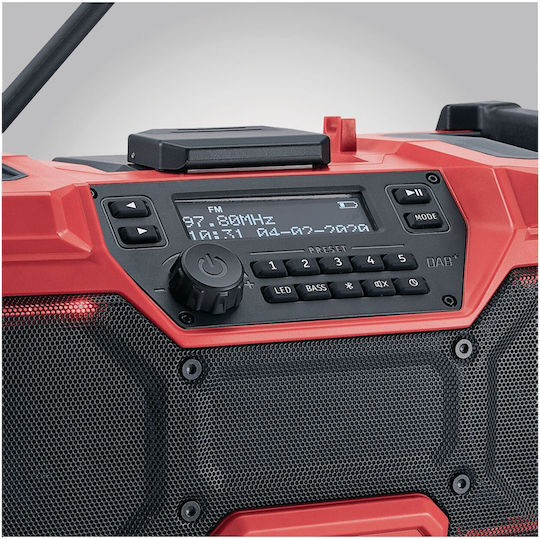 Flex Flex R 12/18/230 Tischplatte Radio Elektrisch Rot