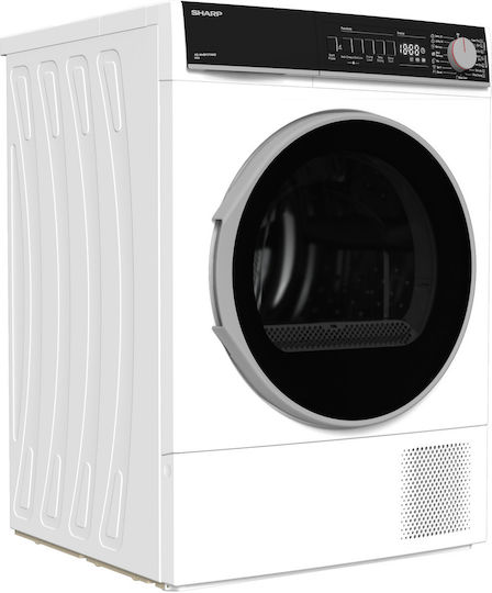 Sharp KD-NHB9S7GWD-EE Uscător de rufe 9kg cu pompă de căldură