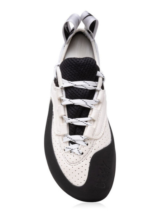Evolv Pantofi de Escaladă Asimetrici Unisex Albi
