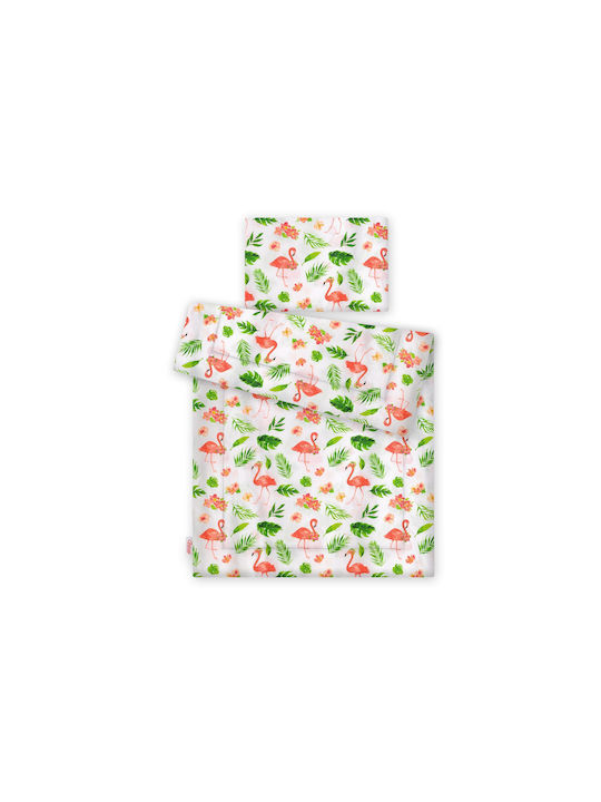 Crib Duvet Set Multicolour 135x100cm