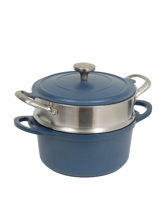 5Five Milk Pot Made of Cast Aluminum Steamer 24cm