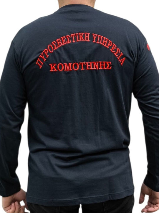 Fire Department Komotini Long-Sleeve Cotton Shirt