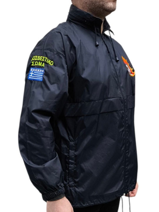 SOLSPSFFANTI Fire Department Windproof Blue