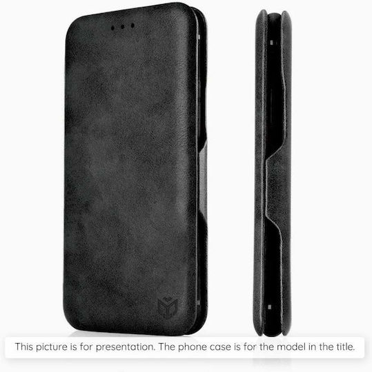Wallet Din Piele Artificială / Piele / Silicon Negru Galaxy A37
