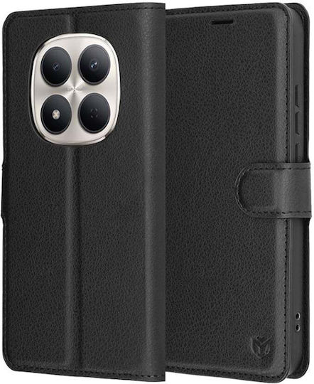 Leder Brieftasche Schwarz (Redmi Note 15 Pro 5G)