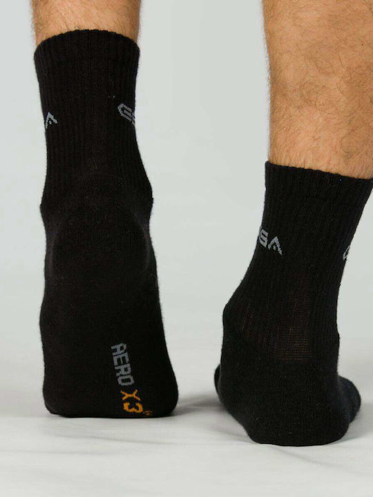 GSA ORGANICPLUS [+] Sports Socks Black 3 Pairs