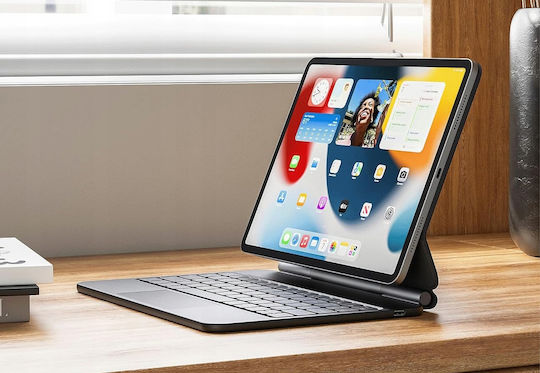 Flip Cover mit Tastatur in Schwarz (Universell 11")