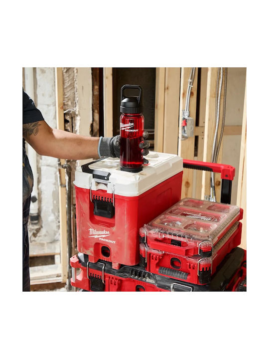 Milwaukee Packout Παγούρι Πλαστικό 1005ml Κόκκινο