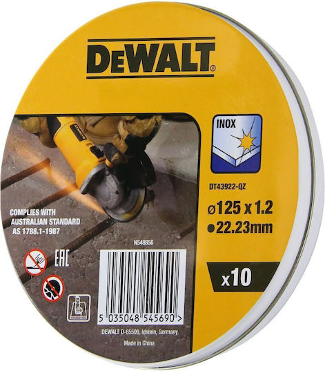 DEWALT Metall-Schleifscheibe 125mm 10 Stück