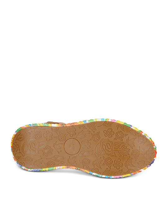 Women's Flat Sandals Orange Nikito 83