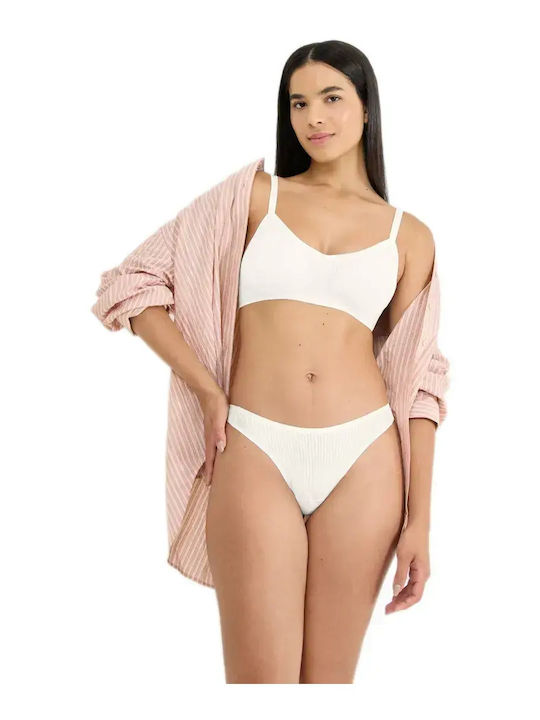 Feel Pure Women's Seamless String Ivory