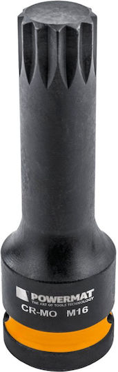 Powermat Pm-znu-1418t Set Prize Impact Spline 1/2" 78 Mm 45 Mm 6 Bucăți