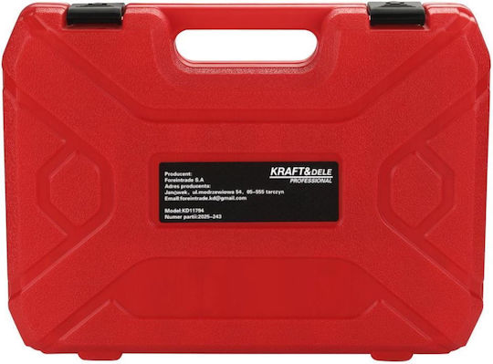 Kraft&dele Kd11794 Extended Impact Sockets Set ½" 10-38 Mm 20 Pieces