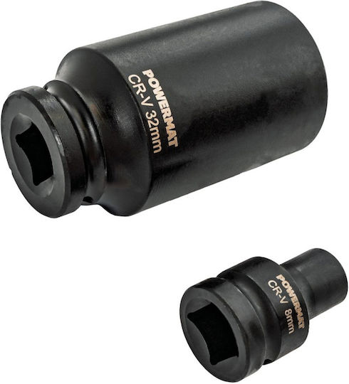 Powermat Pm-znu-832t Steckdosen Set 1/2" 8 32 Mm Lang Kurz 35 Stücke In Rahmen Gastgeber