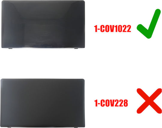 Plastic Laptop Screen Back Cover for Samsung Np275e5 Np270e5g Np270e5e Np270e5v Np275e5e Np300e5e Np270e5g-k01cn Ba81-18619a Ba75-04423a Black Glossy Code 1-cov1022