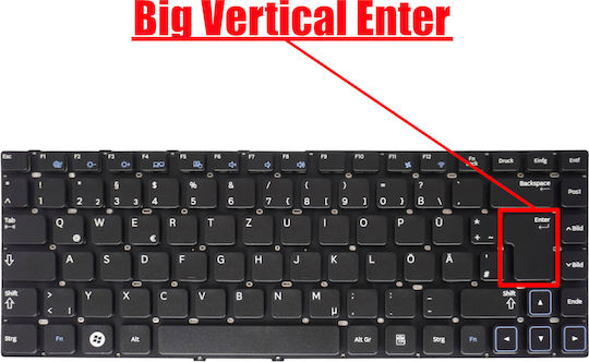 German Laptop Keyboard Samsung 300e4a 300v4a 300e4c 305e4a 300e4x 300e4z NP300 NP300e4a NP300v4a NP305e4a NP305v4a BA59-03074C 9Z.N5PSN.50G DE No Frame Black Code 40108denofr