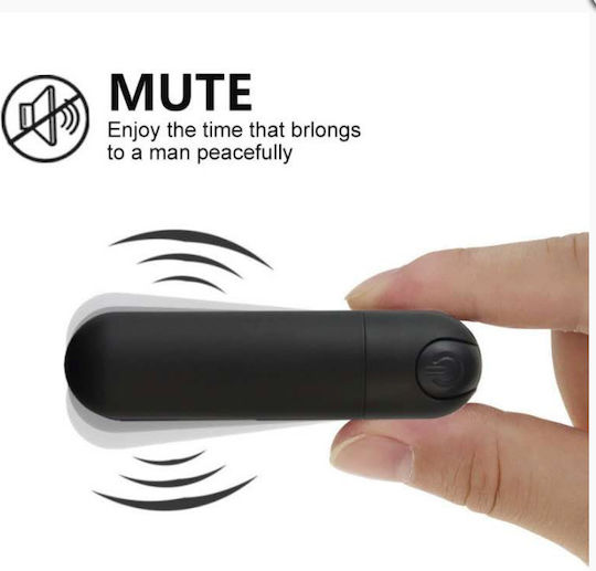 APH Vibrator Mini Δονητής Bullet Μαύρος