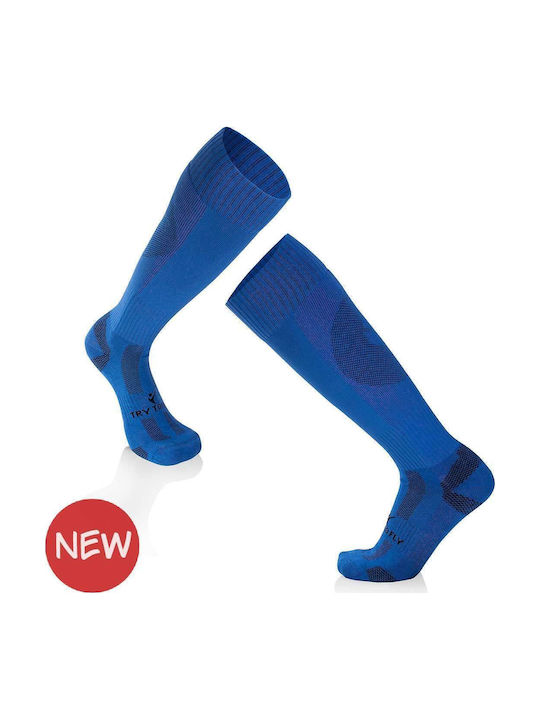 Try to Fly Fußballsocken Blau 1 Paar