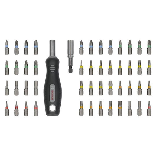 Screwdriver Set Bits Bosch Extra Hard 50 Pieces
