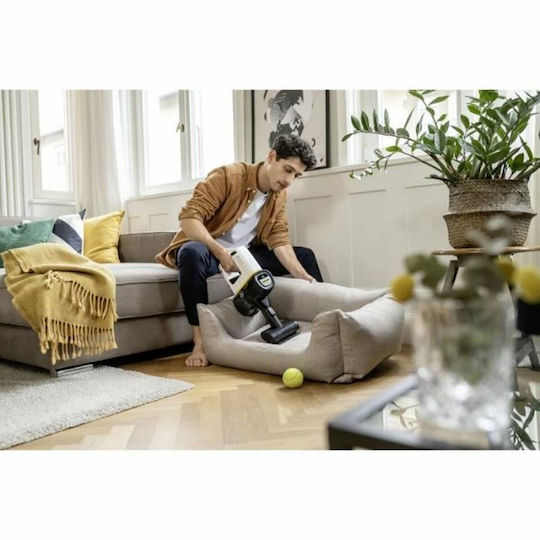 Karcher VC 4 Cordless Myhome Pet Rechargeable 2 in 1 Stick and Handheld Vacuum 21.6V Yellow