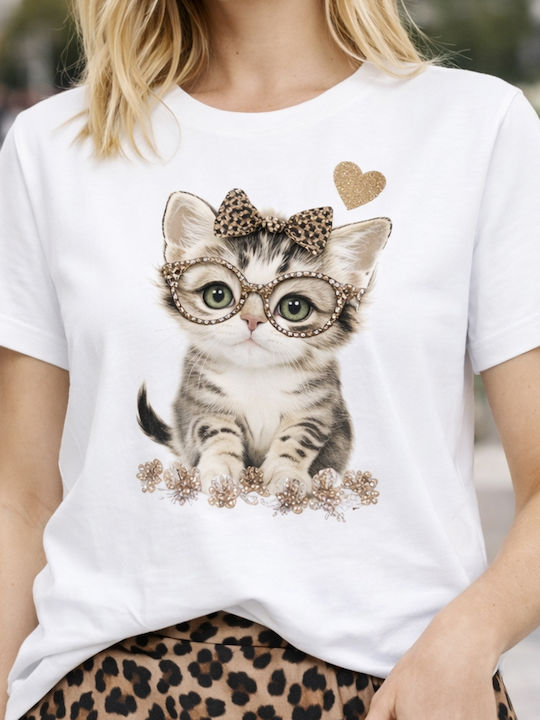 Γυναικείο T-shirt Λευκό
