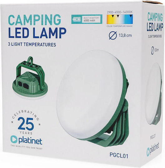 Platinet Led Battery Camping Lantern with Flashlight 900 Lumens 13.5W