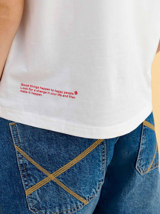 Γυναικείο T-shirt Λευκό