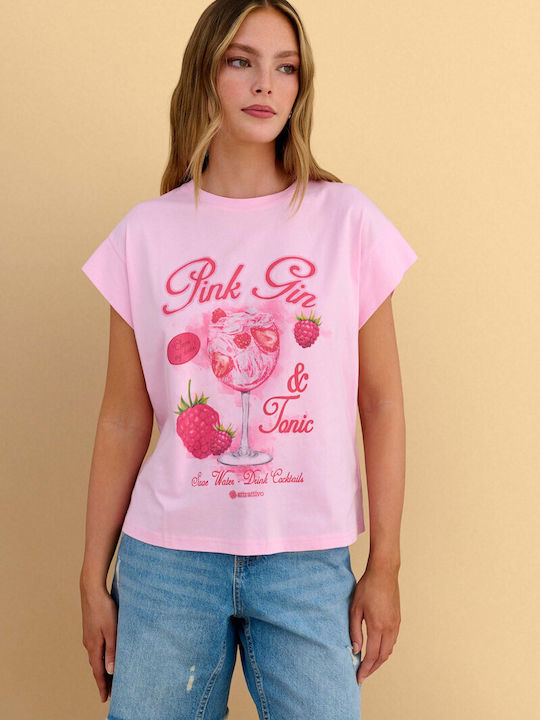 attrattivo T-Shirt Ροζ