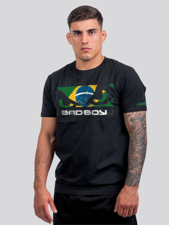 T-shirt Black/green/white