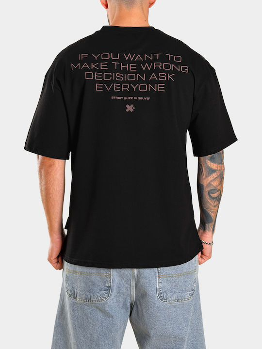 T-shirt Μαύρο