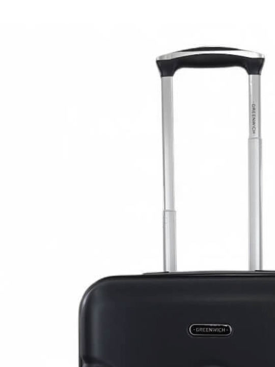 Greenwich Polo Club Cabin Hard Black Suitcase with 4 Wheels