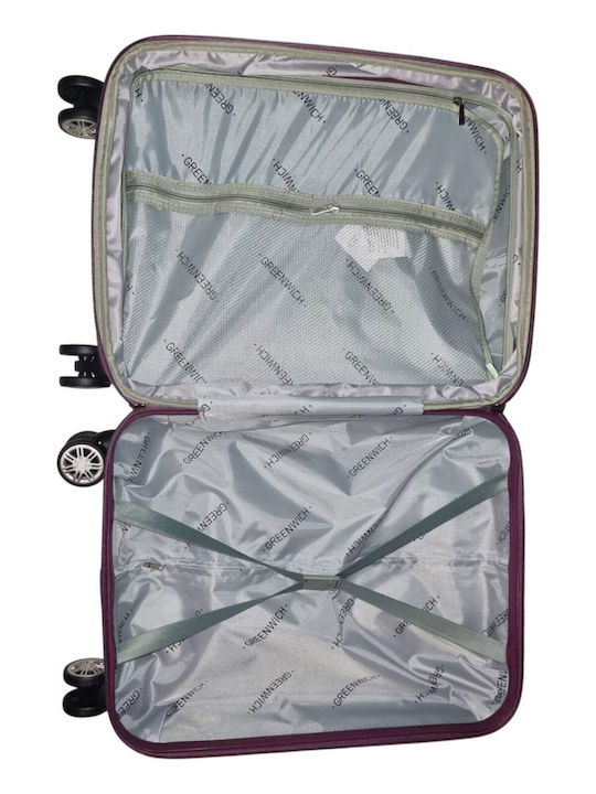 Greenwich Polo Club Cabin Hard Burgundy Suitcase with 4 Wheels