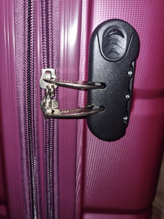 Greenwich Polo Club Cabin Hard Burgundy Suitcase with 4 Wheels