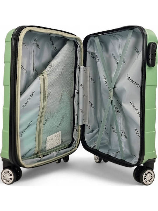 Greenwich Polo Club Hard Green Travel Suitcase with 4 Wheels