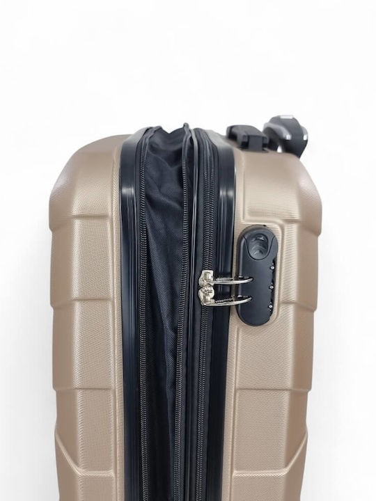 Greenwich Polo Club Hard Gold Travel Suitcase with 4 Wheels