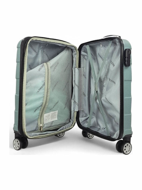Greenwich Polo Club Hard Gray Travel Suitcase with 4 Wheels
