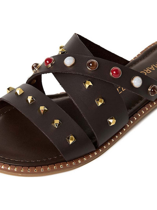 Women's Flat Sandals Brown