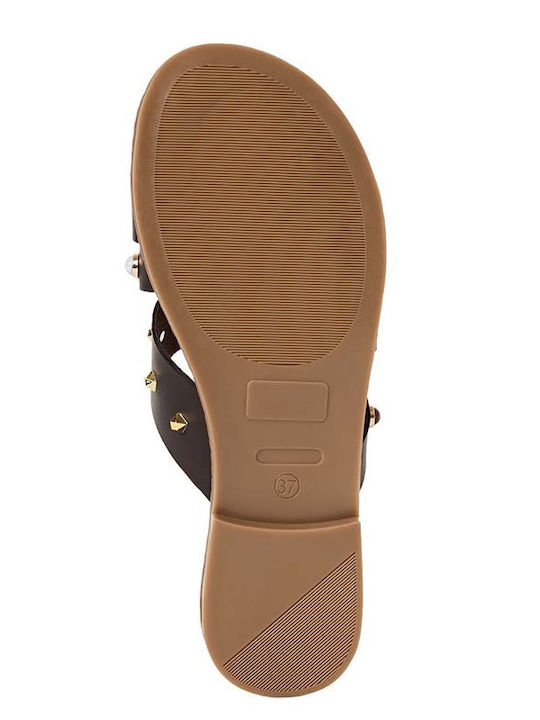 Women's Flat Sandals Brown