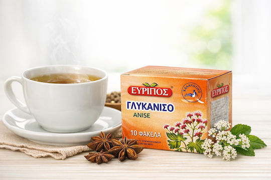 Εύριπος Γλυκάνισος 10 Φακελάκια 15gr