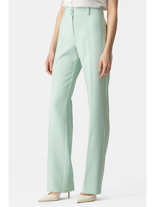 Damen Stoffhose Grün